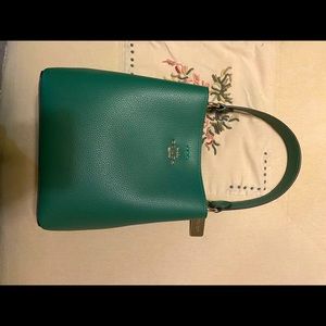 Coach Green Bucket Bag